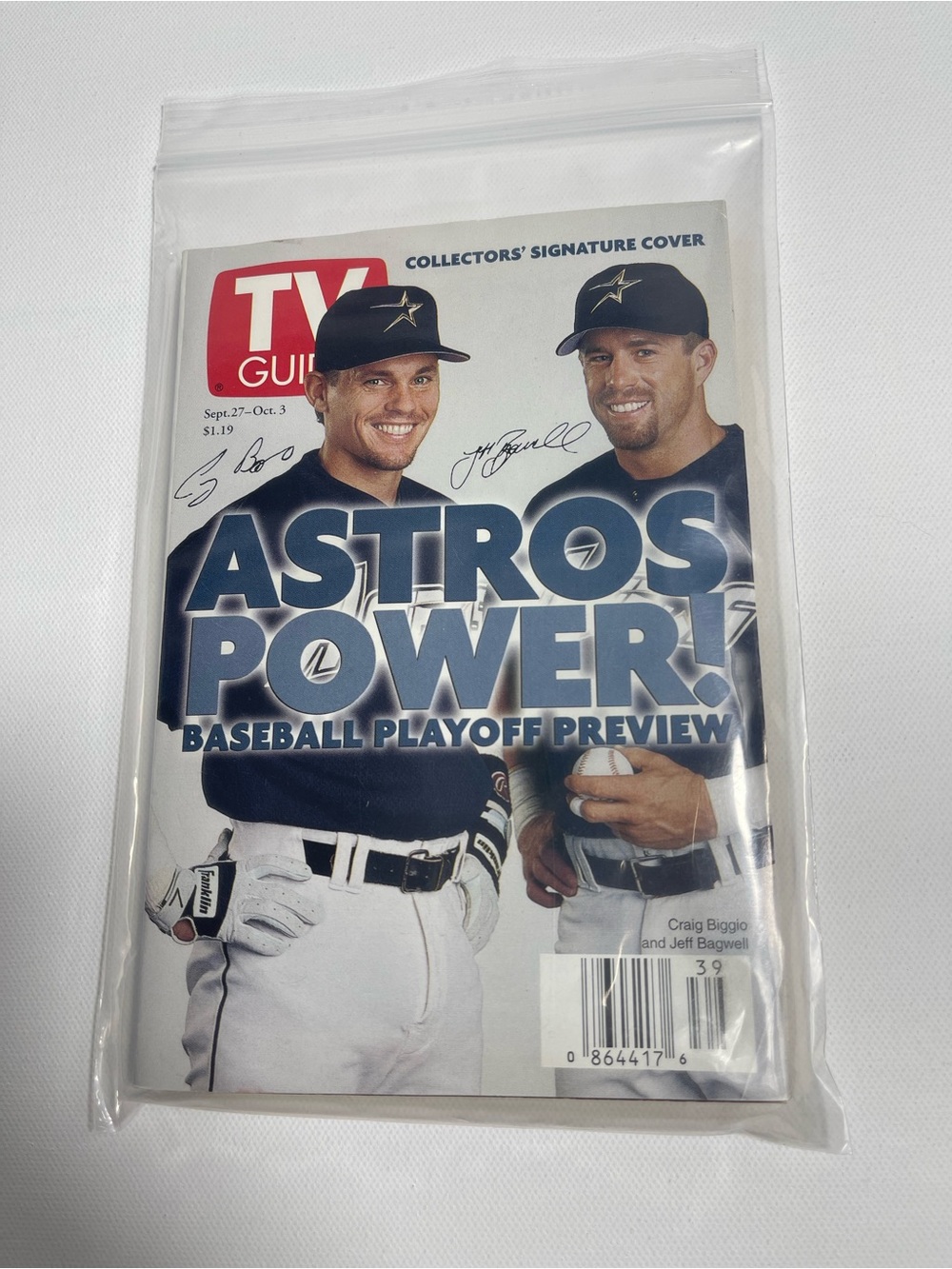 Astros Baseball Memorabilia  Ofc Souvenir Scorebook (1987)  TV Gde (1997) SK0194